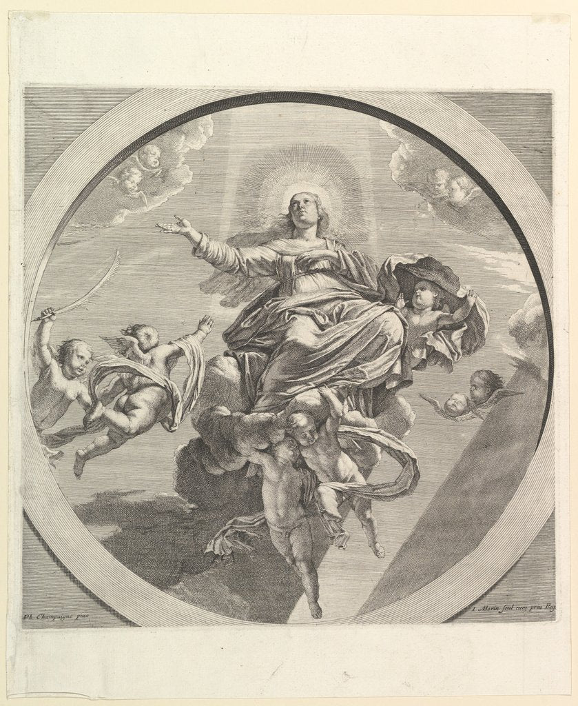 Detail of L'Assomption de la Vierge by Jean Morin