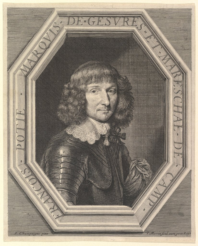 Detail of Potier de Gesvre, 17th century by Jean Morin