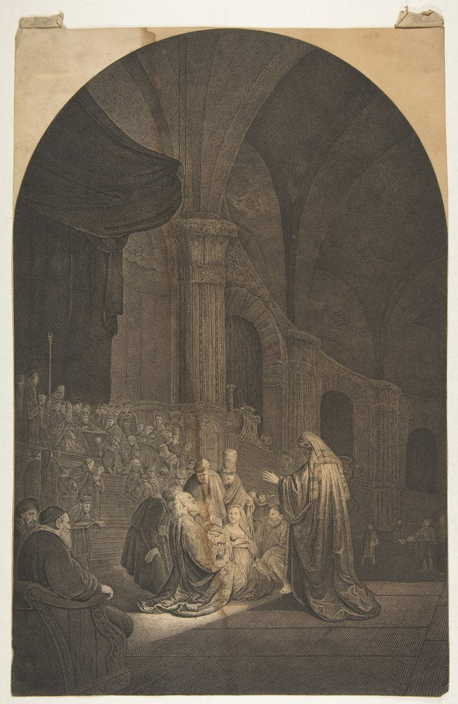 Detail of Simeon in the Temple by Jean Pierre de Frey