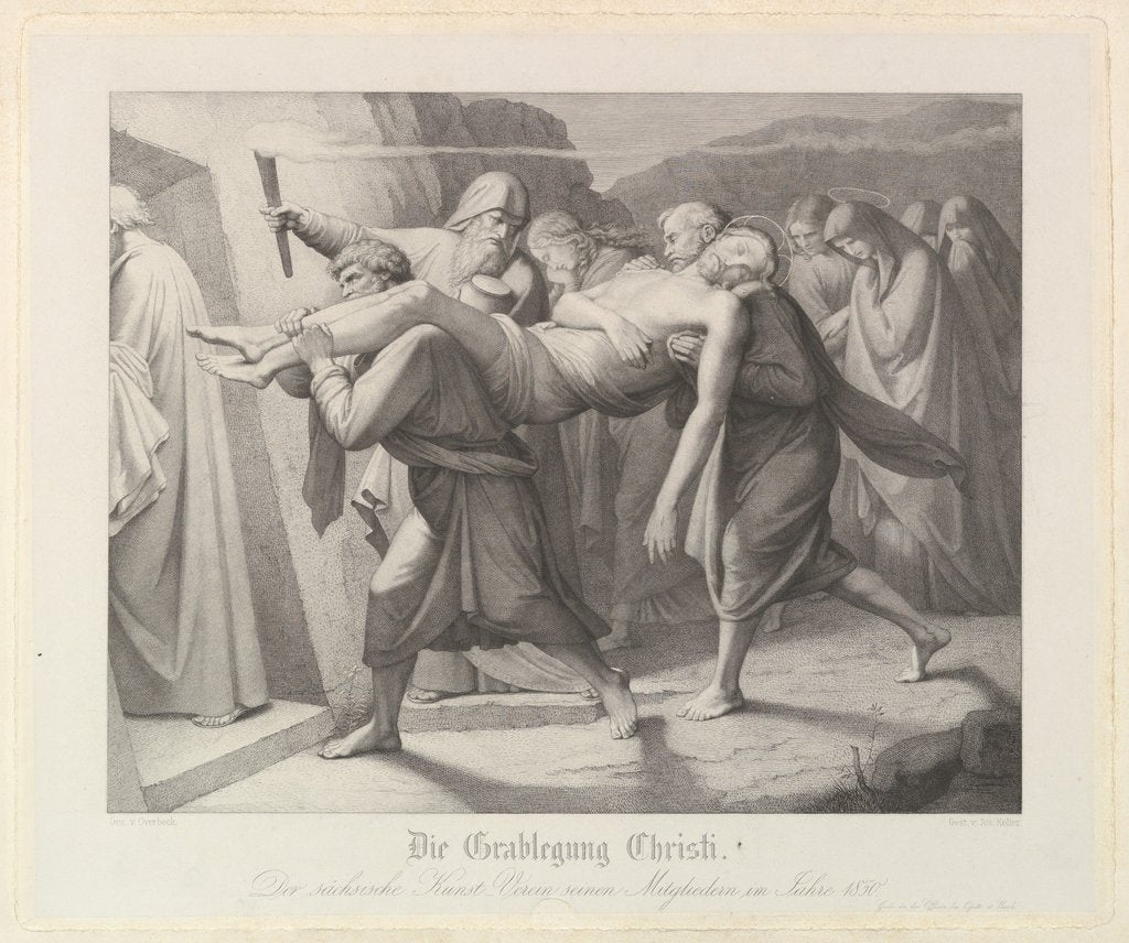 Detail of The Entombment, 1850 by Unknown