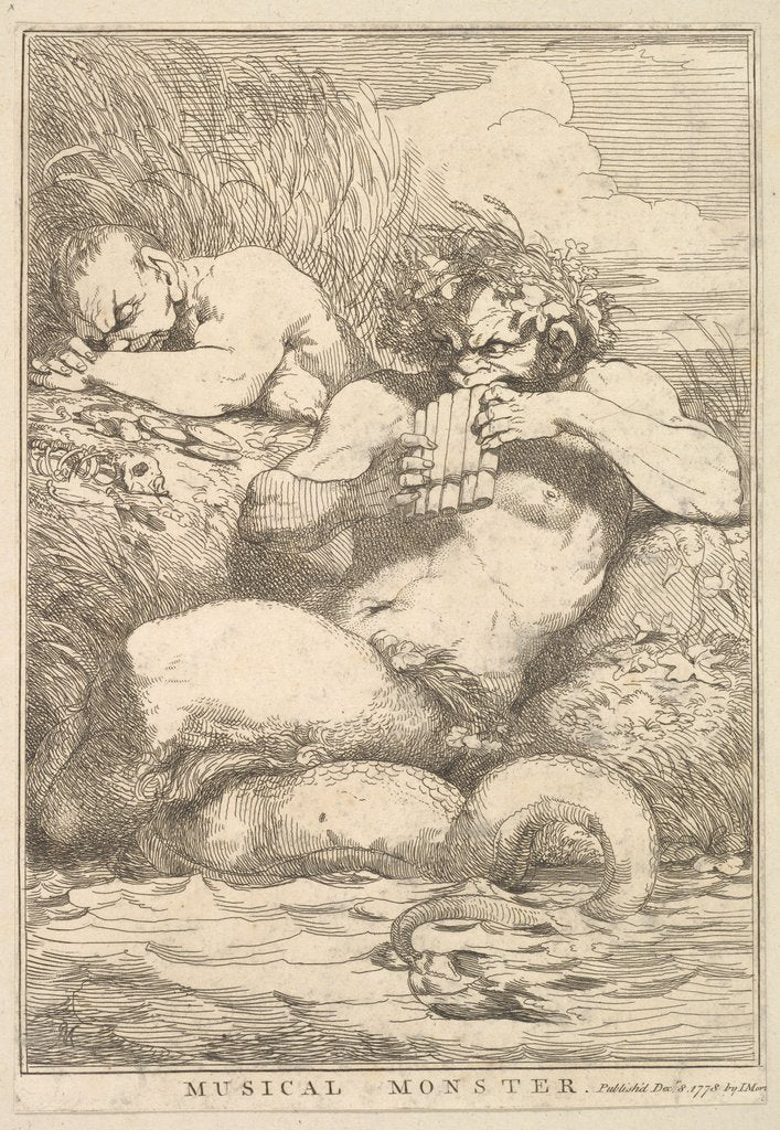 Detail of Musical Monster, December 8, 1778 by John Hamilton Mortimer