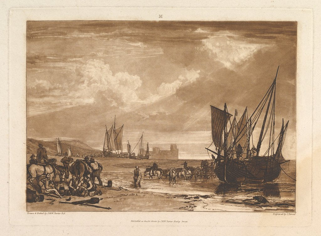 Detail of Scene on the French Coast, June 11, 1807 by JMW Turner
