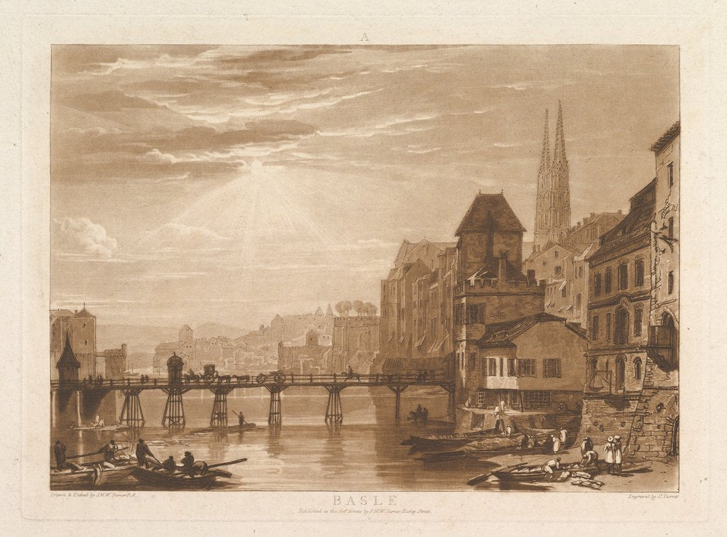 Detail of Basle, June 11, 1807 by JMW Turner