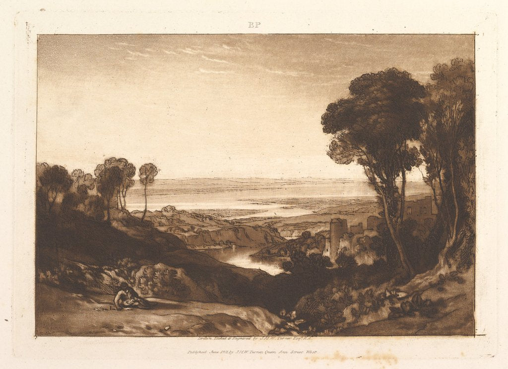 Detail of Junction of Severn and Wye, June 1811 by JMW Turner