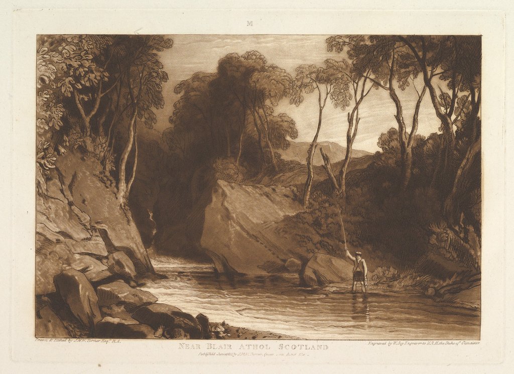 Detail of Near Blair Athol, Scotland, June 1, 1811 by JMW Turner