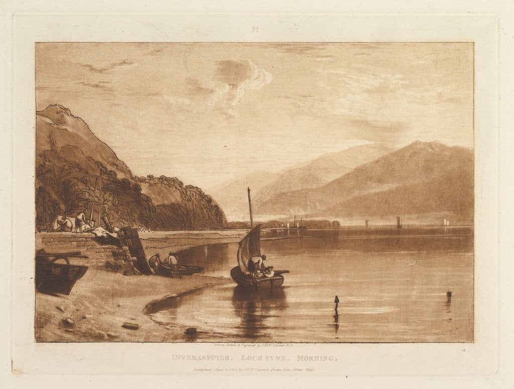 Inverary Pier, Loch Fyne, Morning, June 1, 1811 by JMW Turner