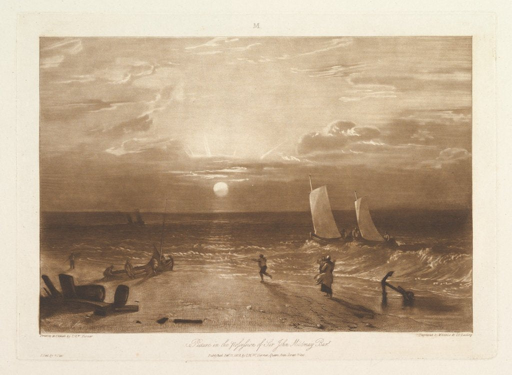 Detail of The Mildmay Sea-Piece, February 11, 1812 by JMW Turner