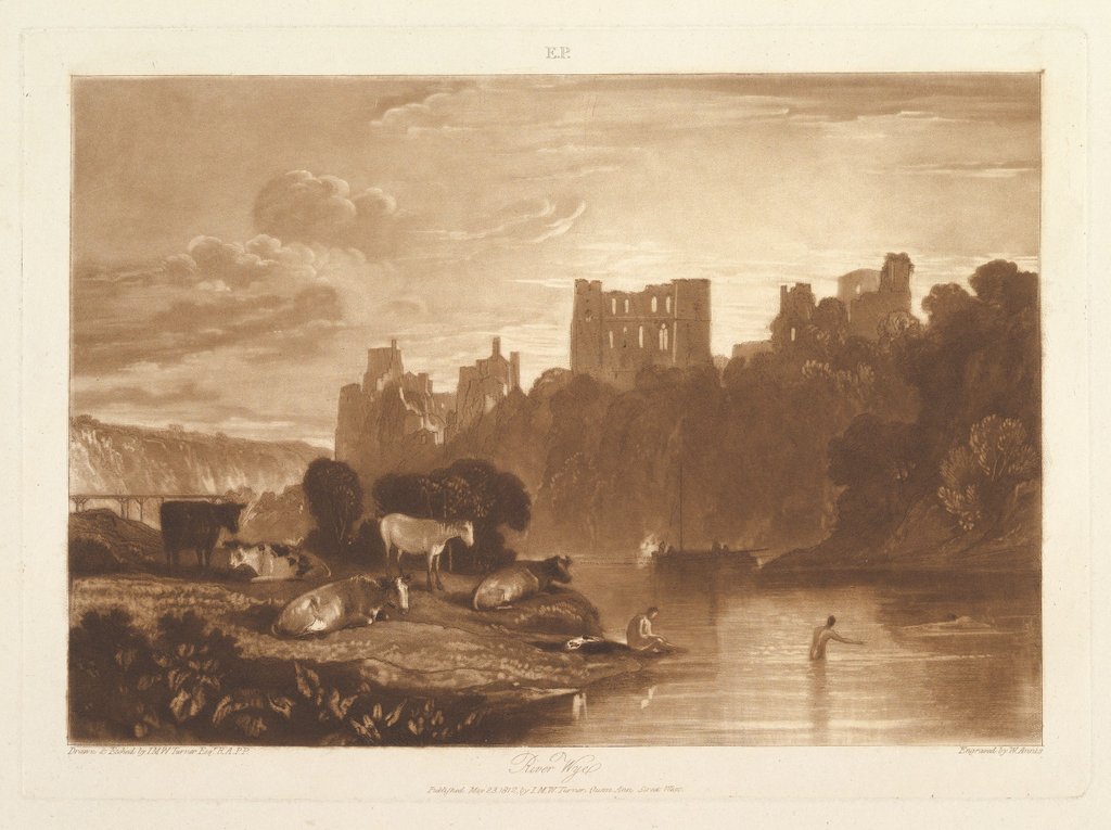 Detail of River Wye, May 23, 1812 by JMW Turner
