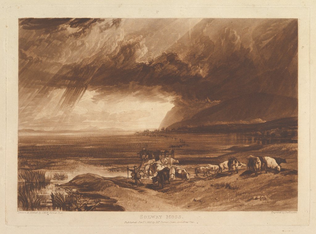 Detail of Solway Moss, January 1, 1816 by JMW Turner