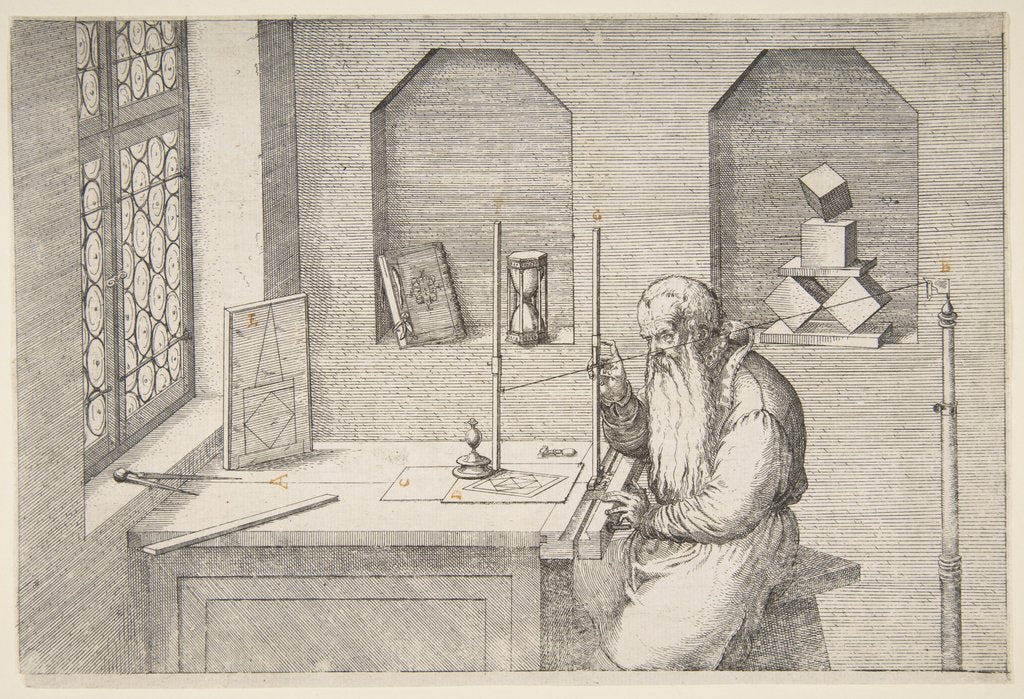 Detail of Wenzel Jamnitzer, 16th century by Jost Ammon