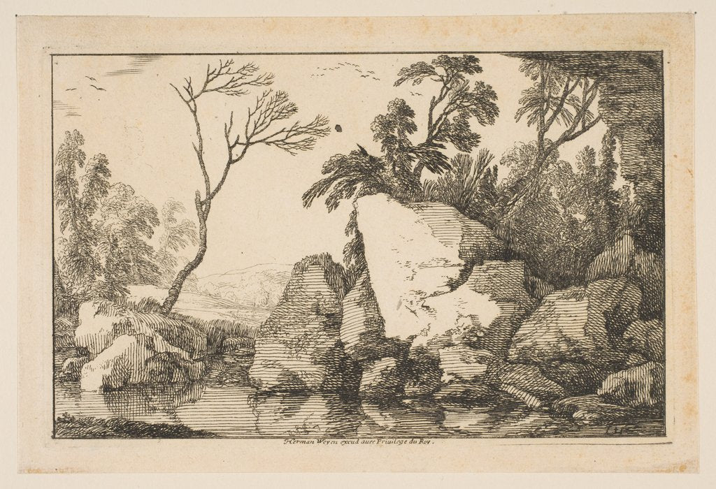 Detail of The Dead Tree, 1640 by Laurent de la Hyre
