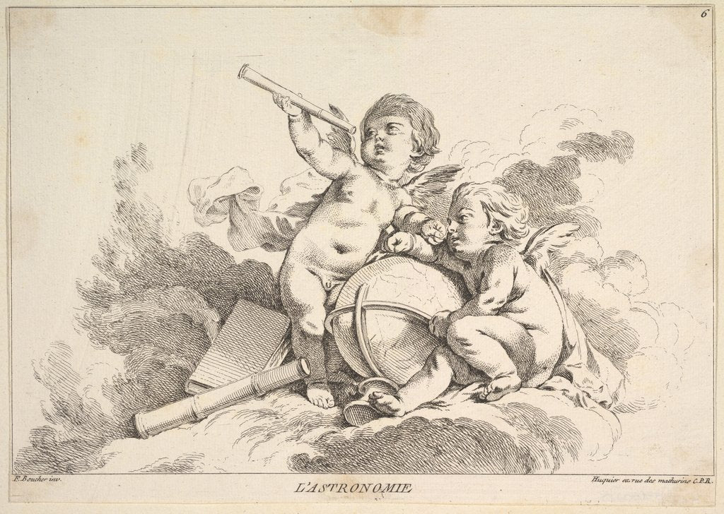 Detail of Astronomy by Louis Felix de la Rue