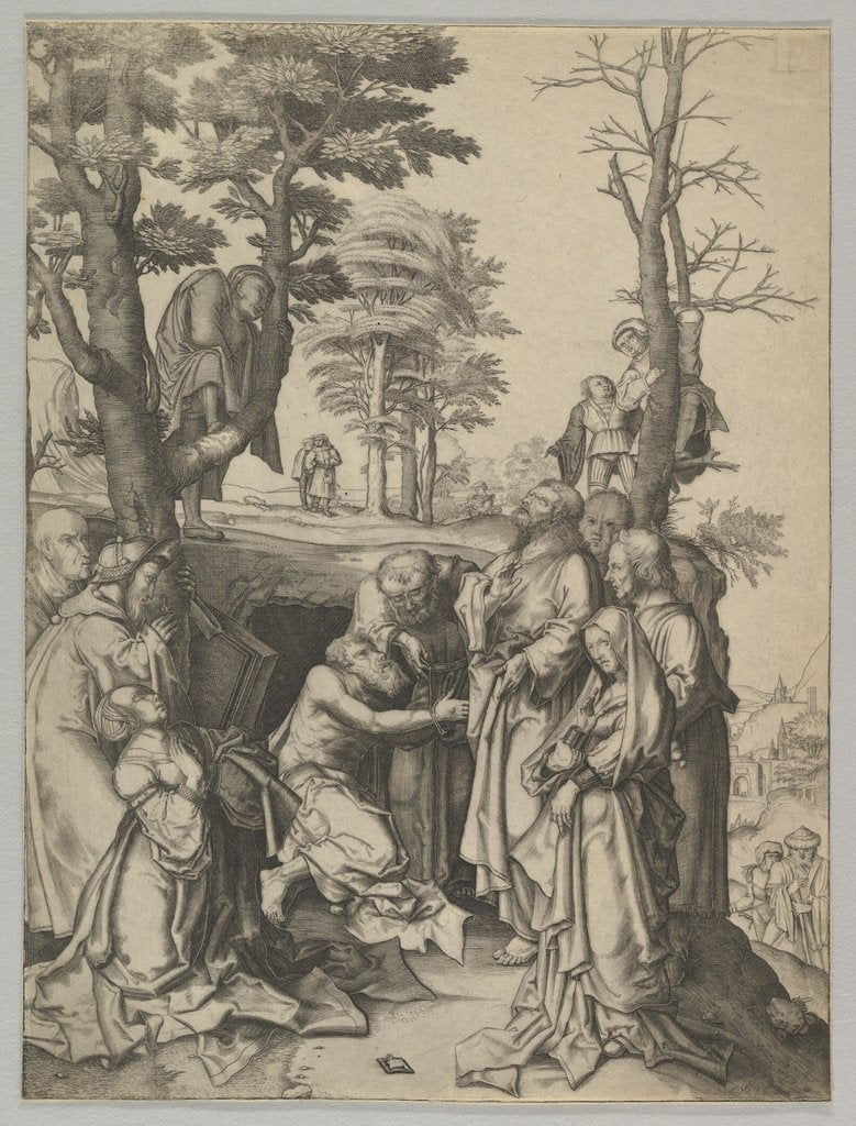 Detail of The Raising of Lazarus by Unknown