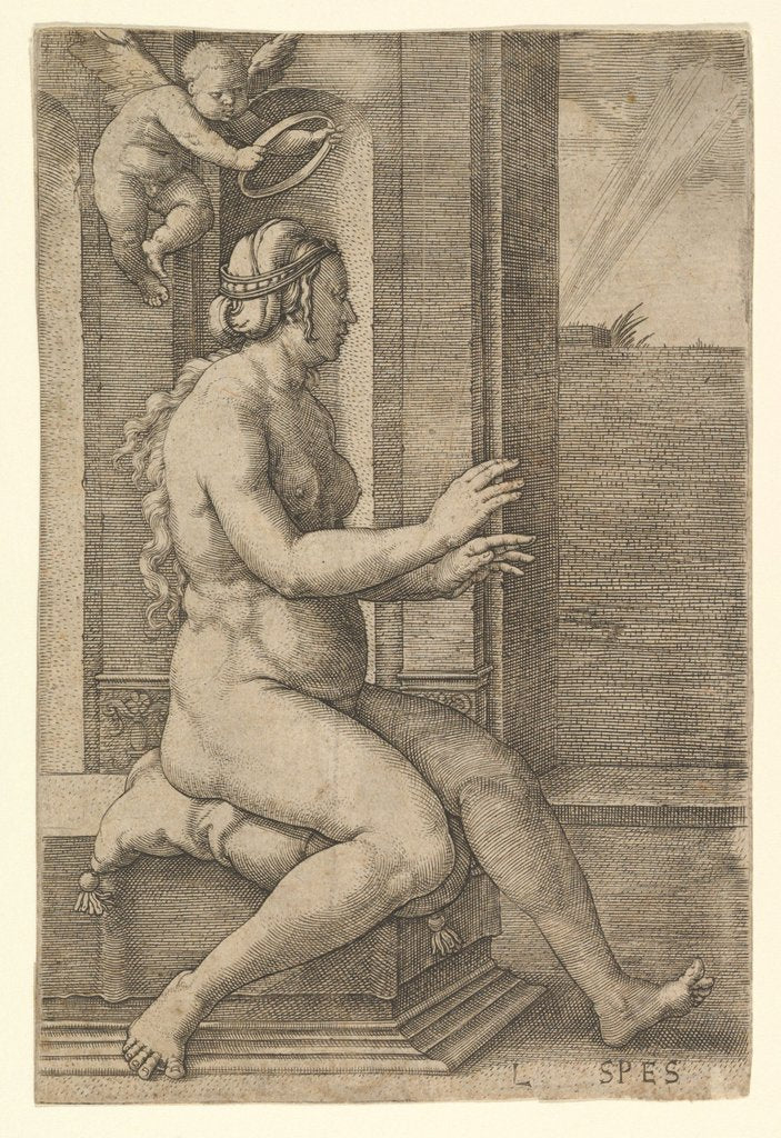 Detail of Hope, 1530 by Lucas van Leyden