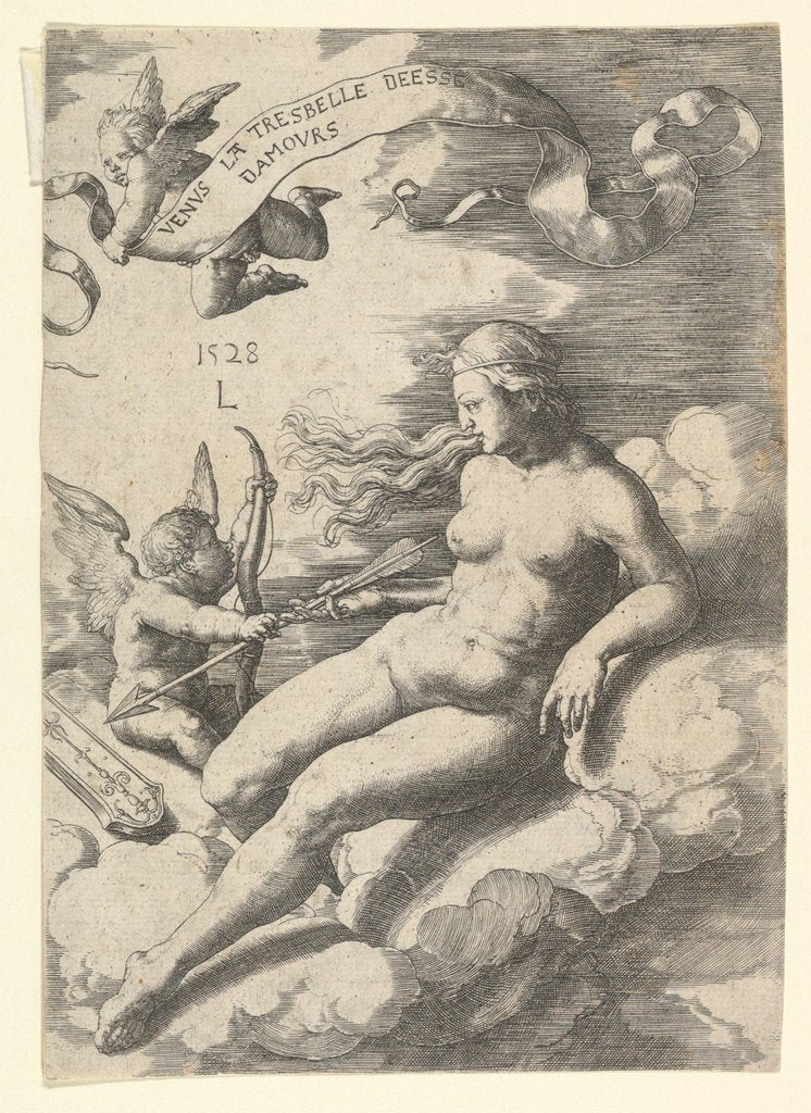 Detail of Venus and Cupid, 1528 by Lucas van Leyden