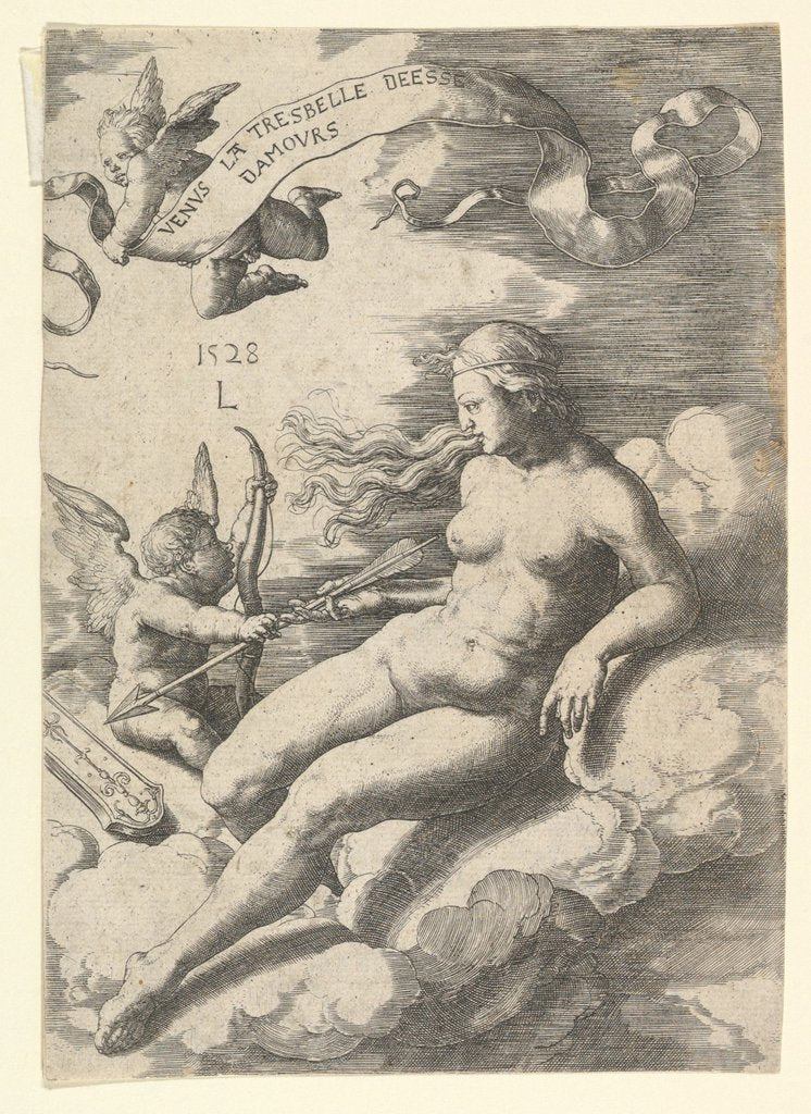 Venus and Cupid, 1528 by Lucas van Leyden