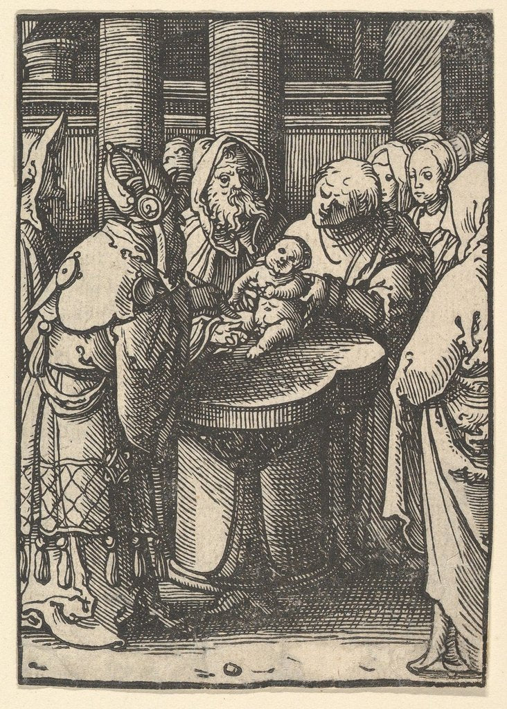 Detail of The Circumcision, ca. 1520 by Lucas van Leyden