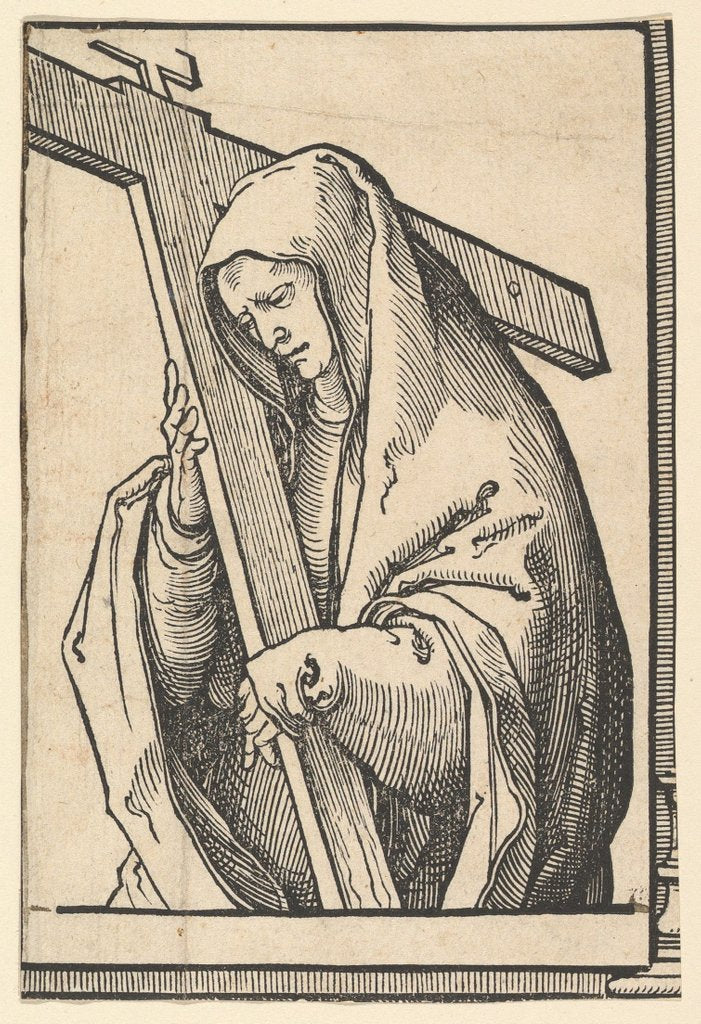 Detail of Helleoportic Sibyl, from the series of Sibyls, ca. 1530 by Lucas van Leyden