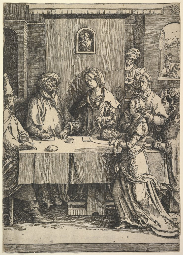 Detail of Salome with the Head of John the Baptist, 1514 by Lucas van Leyden
