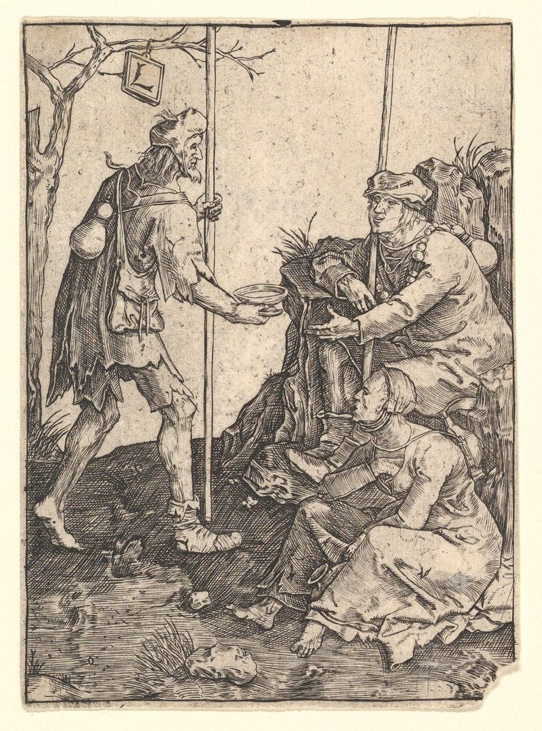 Detail of The Beggars by Unknown