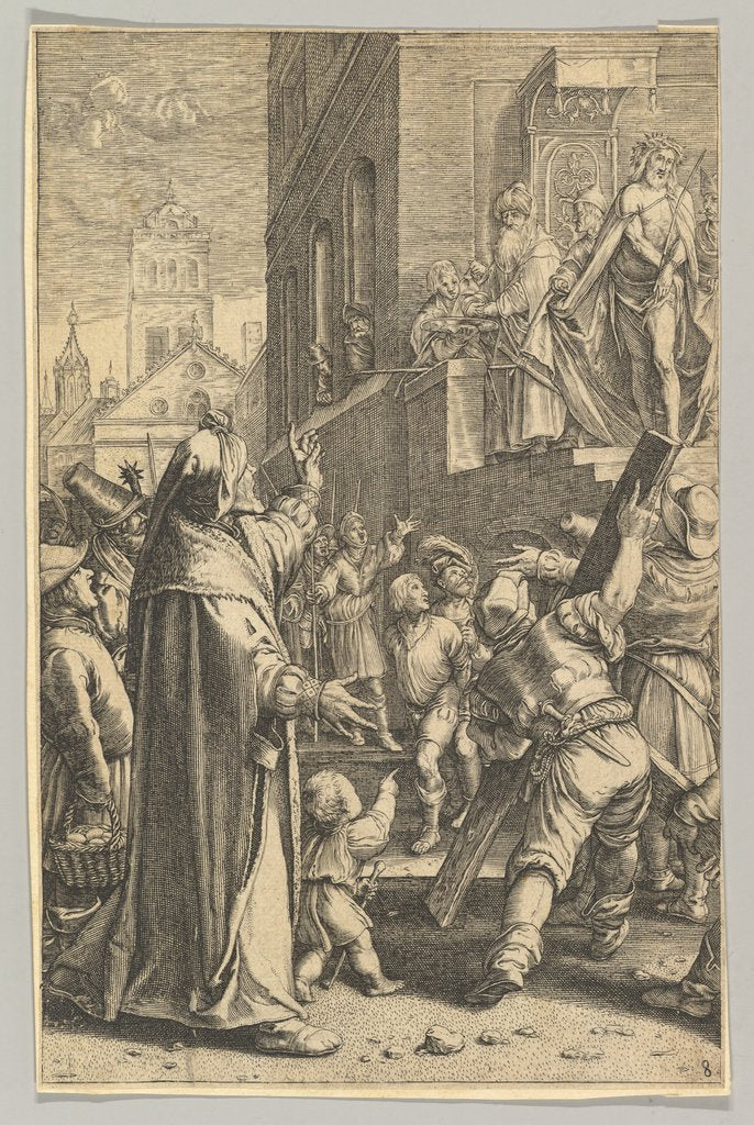 Detail of Ecce Homo, from The Passion of Christ, ca. 1623 by Ludovicus Siceram
