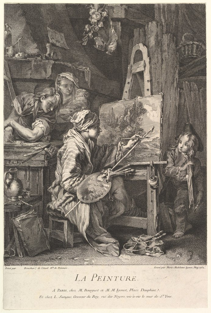 Detail of Painting, 1752 by Marie Madeleine Igonet