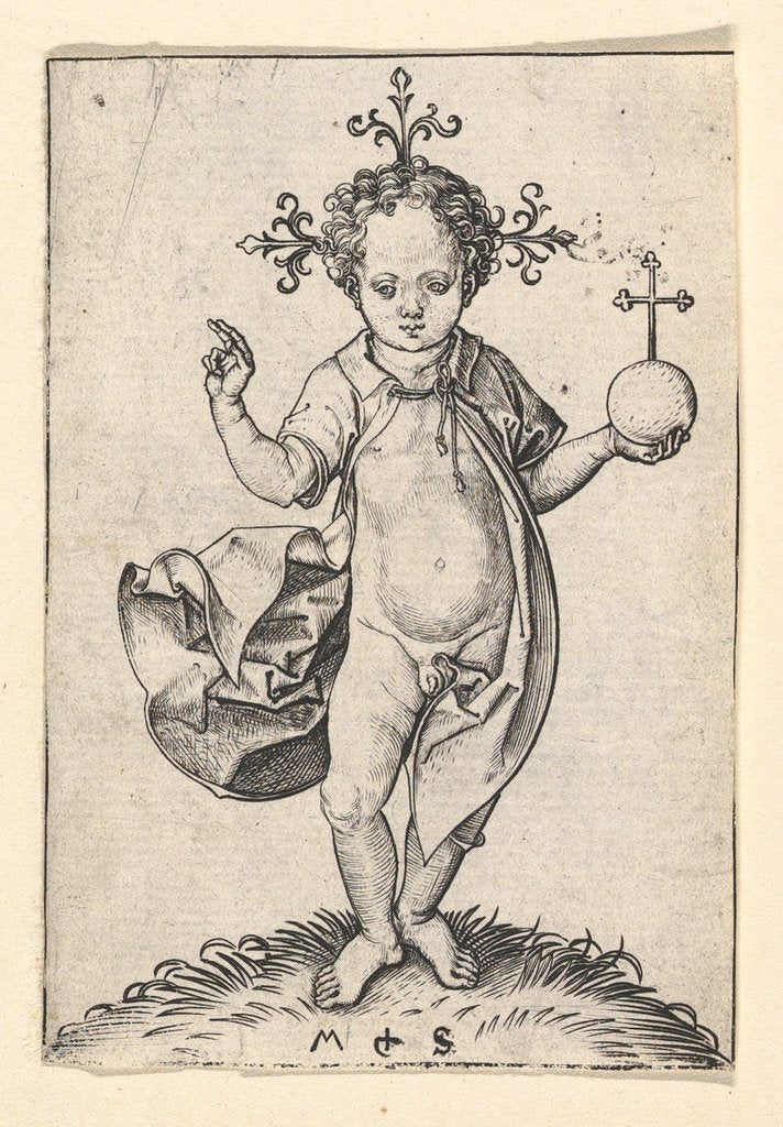 Detail of The Christ Child with an Orb, 1469-1482 by Martin Schongauer