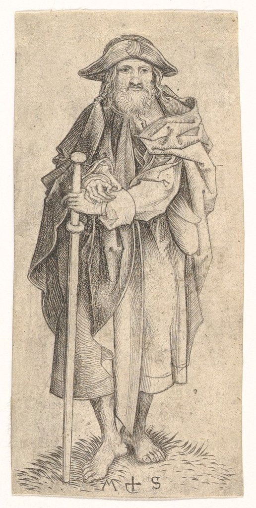 Detail of St. James the Greater, ca. 1435-1491 by Martin Schongauer