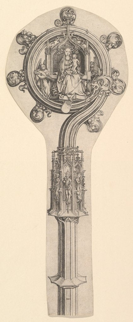 Detail of The Crozier, ca. 1435-1491 by Martin Schongauer