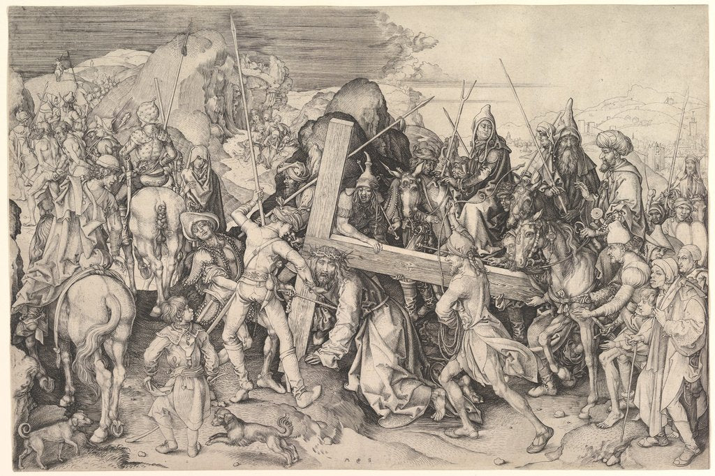 Detail of Christ Carrying the Cross, ca. 1475-80 by Martin Schongauer