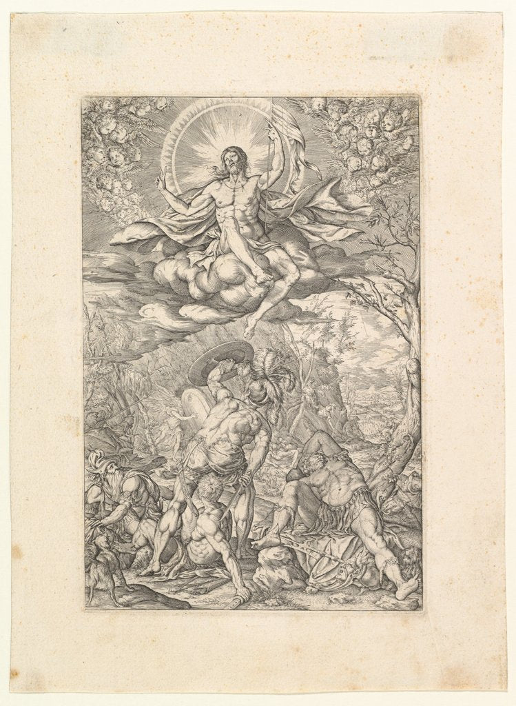 Detail of The Resurrection, 1577 by Melchior Meier