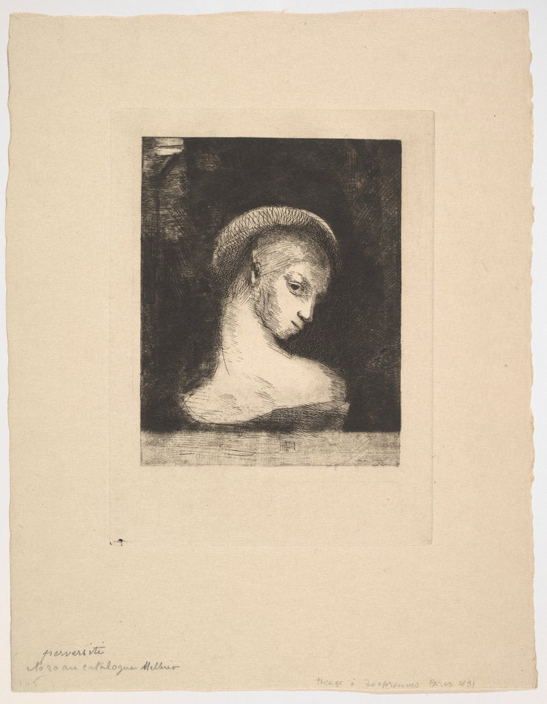 Detail of Perversity, 1891 by Odilon Redon
