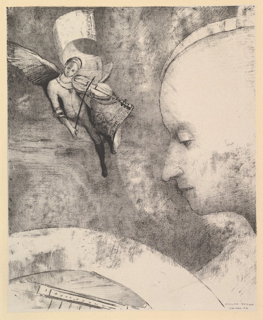 Detail of The Celestial Art, 1894 by Odilon Redon