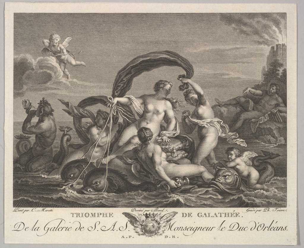 The Triumph of Galatea by Philippe Triere