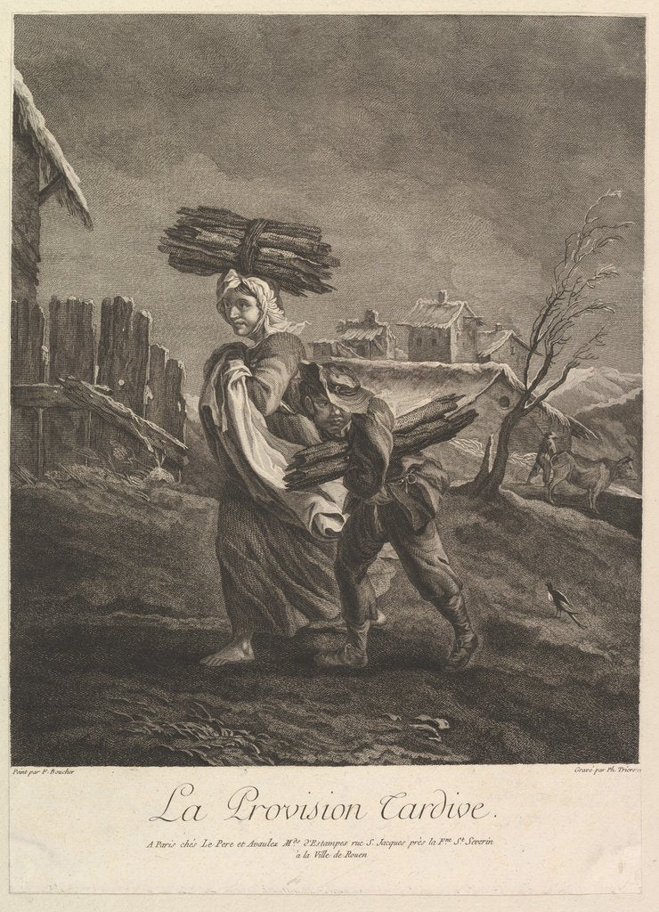 Detail of The Late Provision, 1771 by Philippe Triere