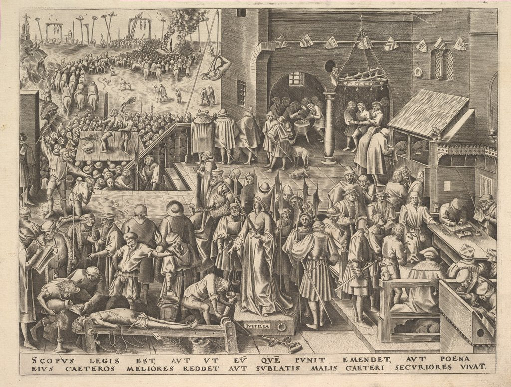 Detail of Justice from The Virtues, ca. 1559-60 by Philip Galle