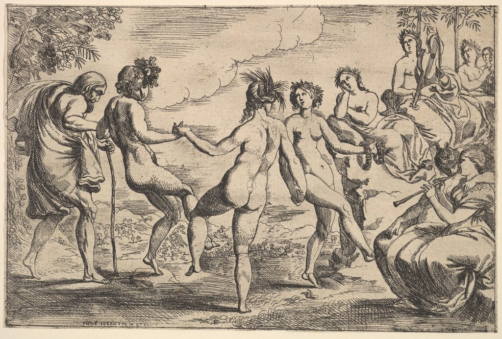 Detail of Orpheus, 1610-42 by Pierre Brebiette