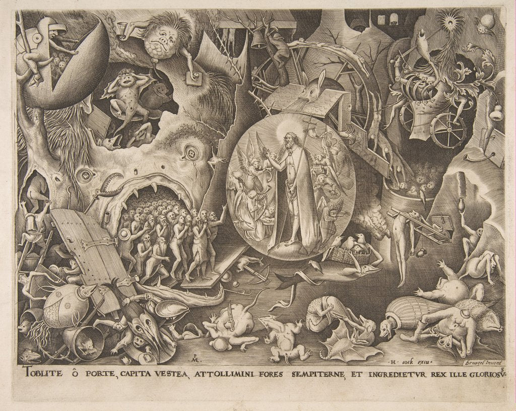 Detail of The Descent of Christ Into Limbo, 1551 by Pieter van der Heyden