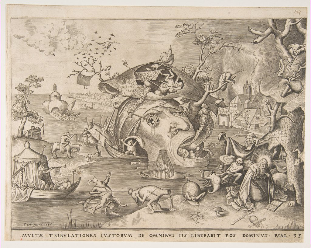 Detail of The Temptation of St. Anthony, 1556 by Pieter van der Heyden