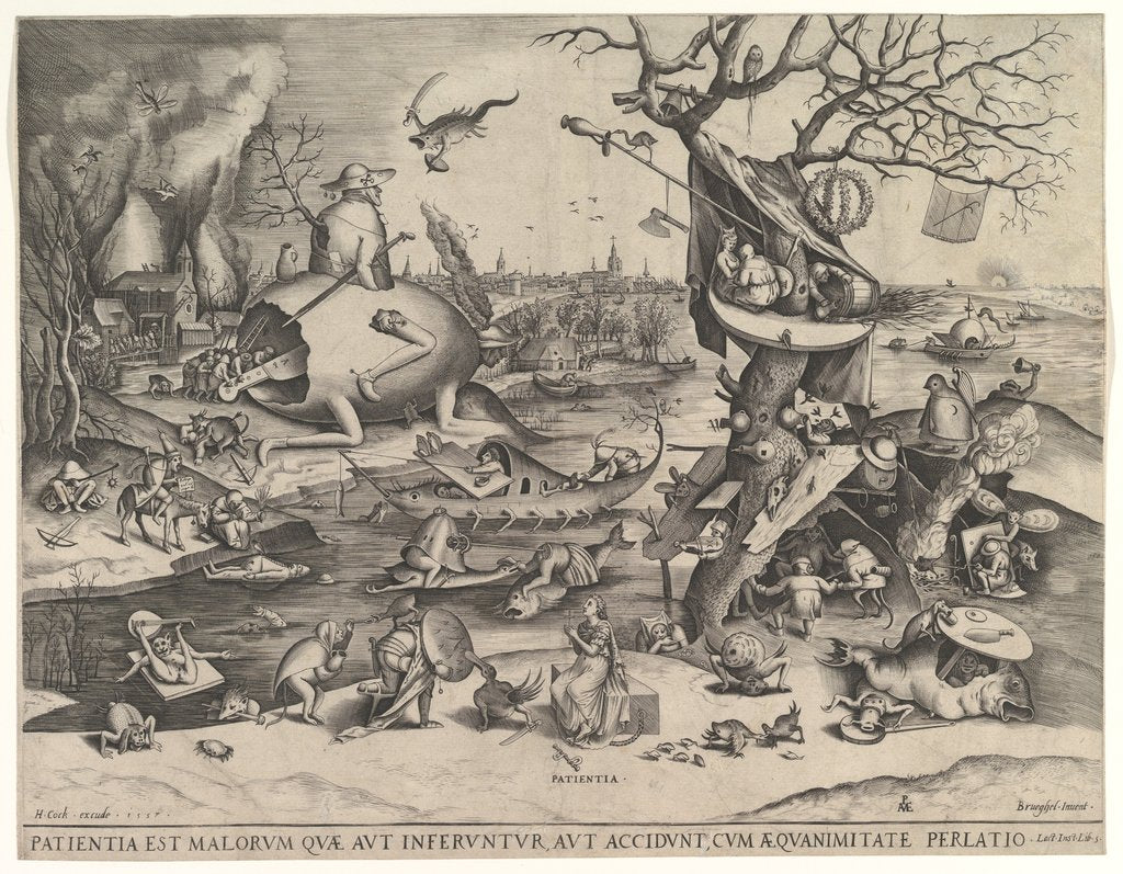 Detail of Patience, 1557 by Pieter van der Heyden