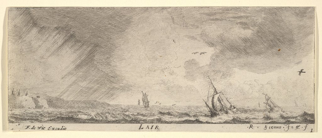 Detail of L'Air, from The Elements, 17th century by Reinier Zeeman
