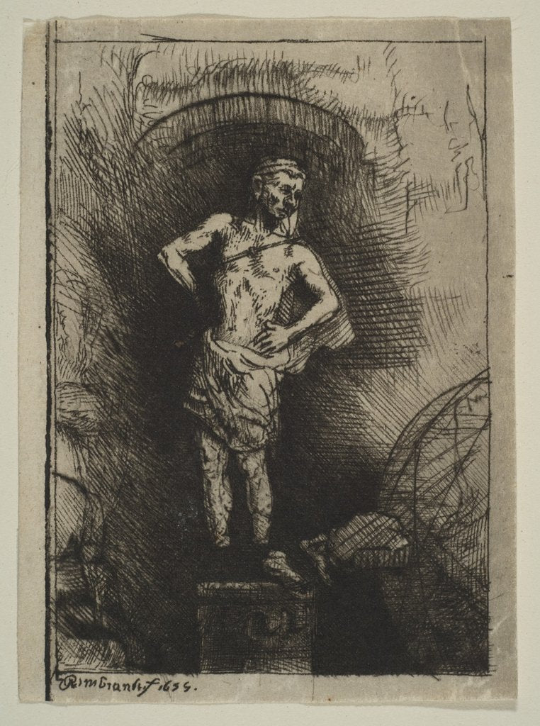 Detail of The Image Seen by Nebuchadnezzar, 1655 by Rembrandt Harmensz van Rijn