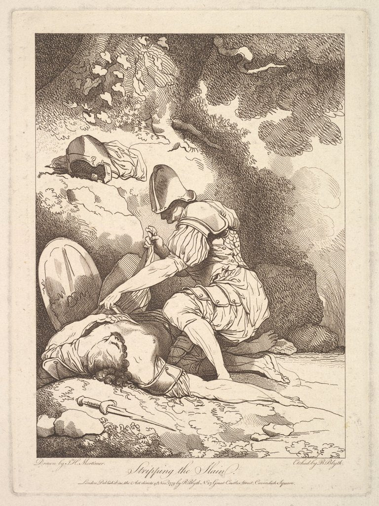 Detail of Stripping the Slain, November 15, 1779 by Robert Blyth