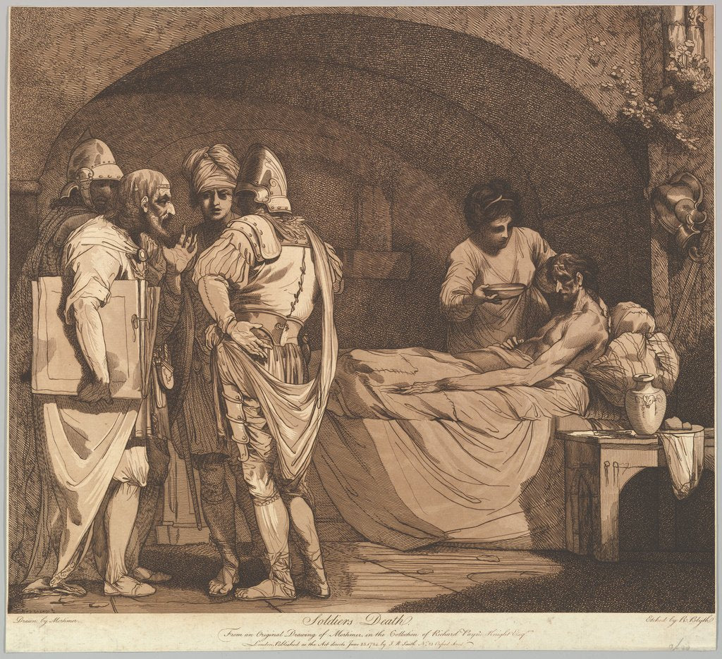 Detail of Soldier's Death, May 1, 1781 by Robert Blyth