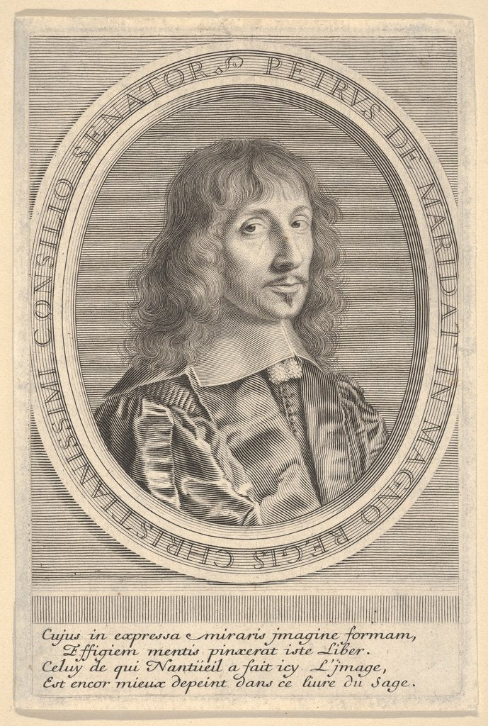 Detail of Pierre da Maridat, ca. 1653 by Robert Nanteuil