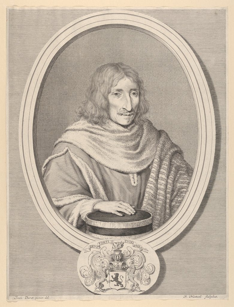 Detail of Jean de Mesgrigny, ca. 1653 by Robert Nanteuil