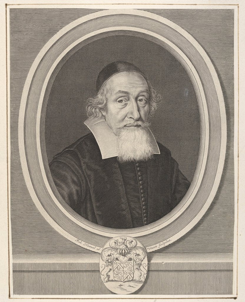 Detail of Mathieu Molé, ca. 1653 by Robert Nanteuil