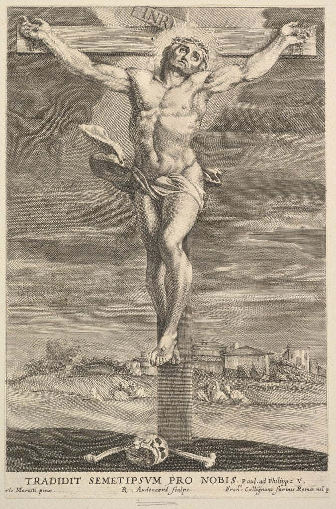 Detail of Crucifixion, 1670-90 by Robert van Audenaerde
