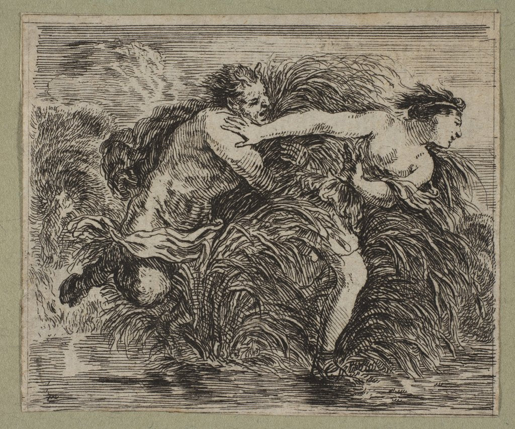 Detail of Pan et Syrinx, 1644 by Stefano della Bella