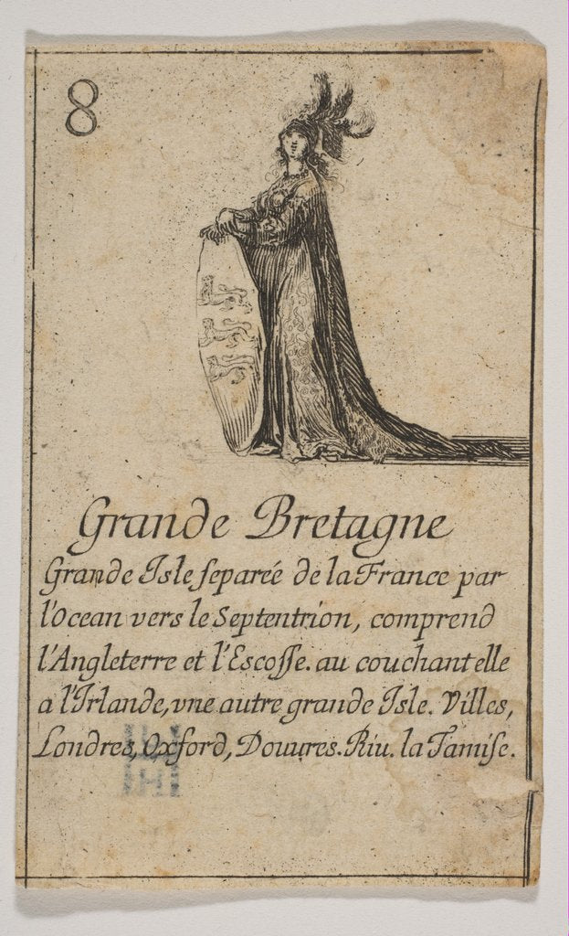 Detail of Grande Bretagne, 1644 by Stefano della Bella